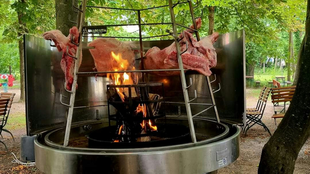 Antikristo-Zubereitung über unbehandeltem Holz