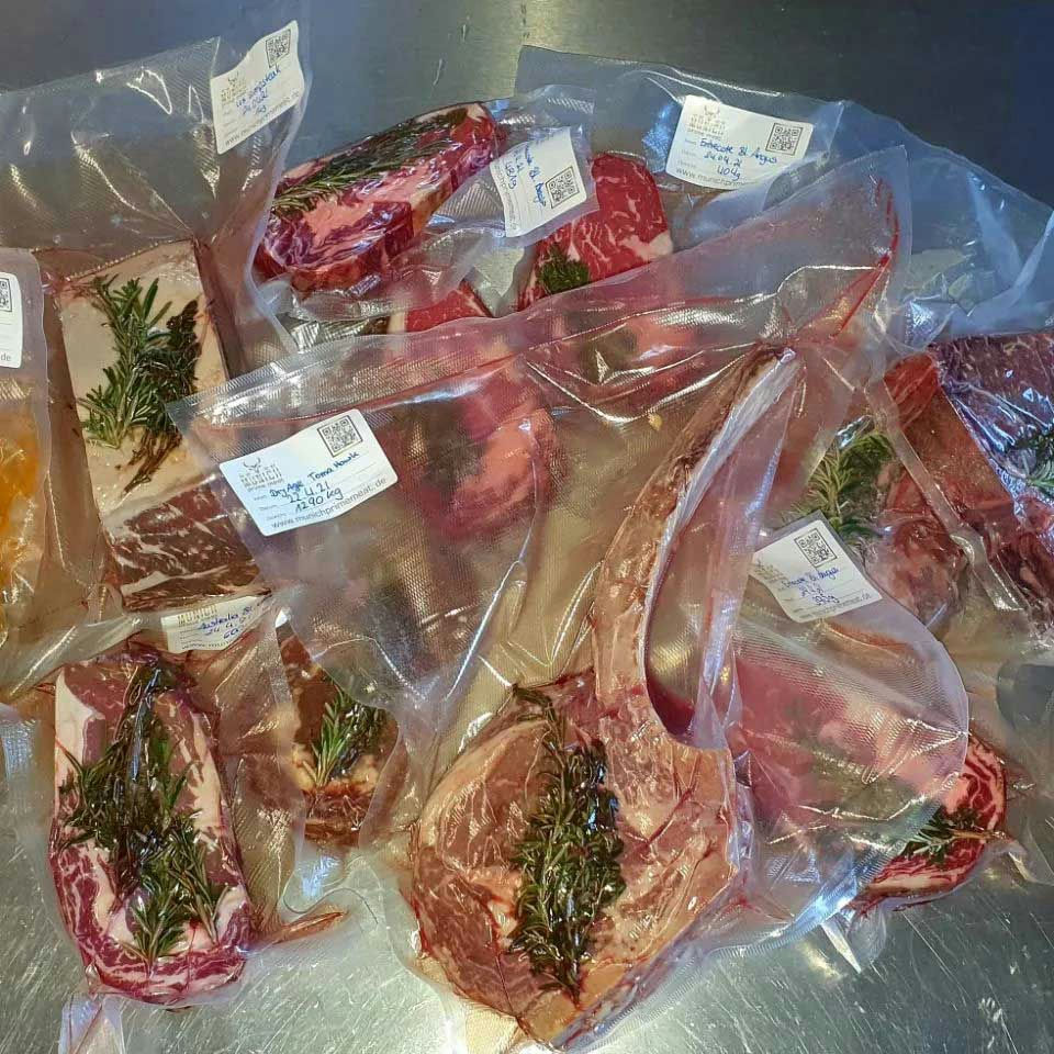 Zusammengestelltes Grillpaket
